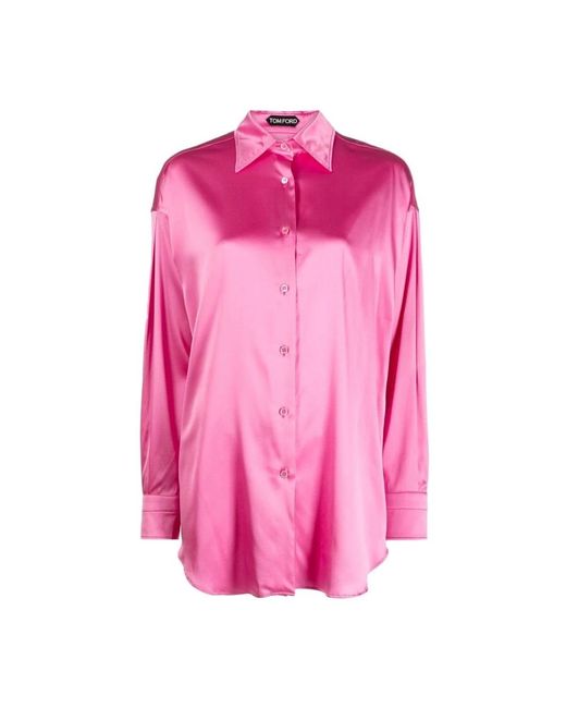 Blouses & shirts > shirts Tom Ford en coloris Pink