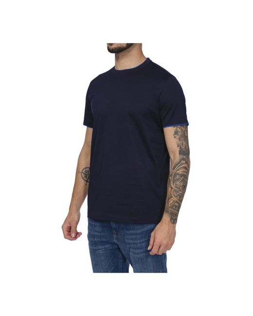 Alessandro Dell'acqua Blue T-Shirts for men