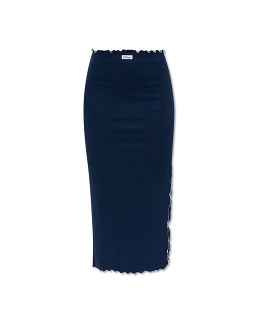 ROTATE BIRGER CHRISTENSEN Blue Midi Skirts