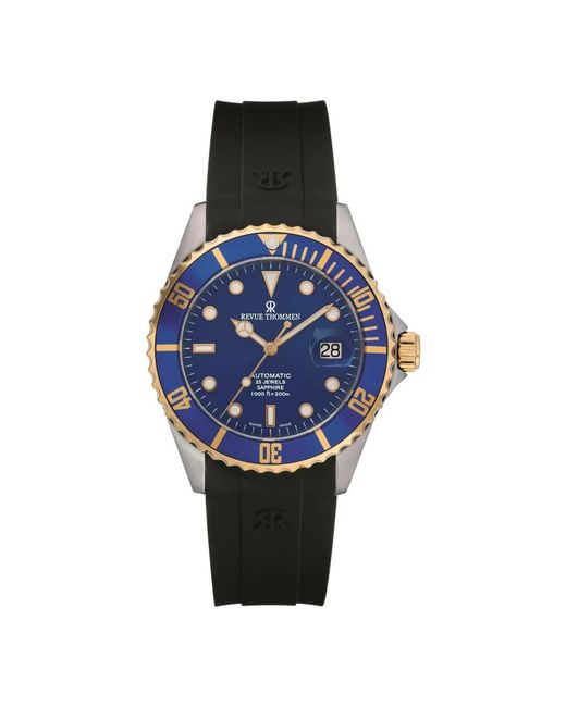 Revue Thommen Automatic 42 Mm in het Blue voor heren