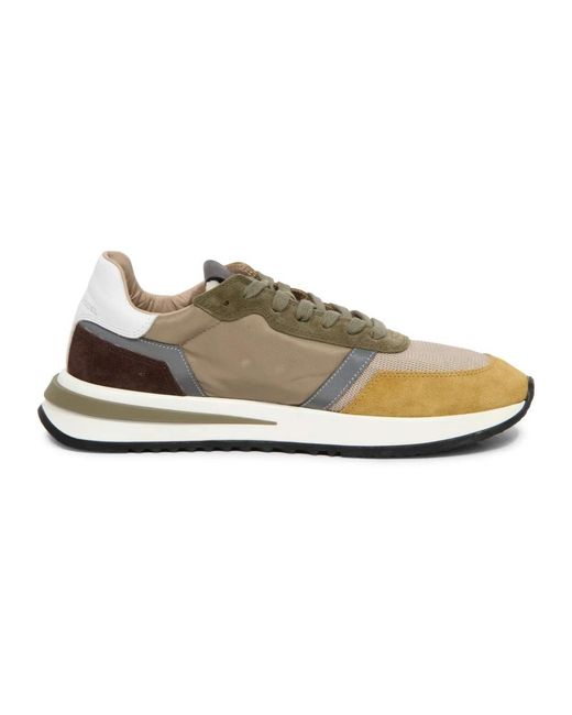 Philippe Model Schoenen ,Veelkleurig ,Tropez 2.1 in het Gray voor heren