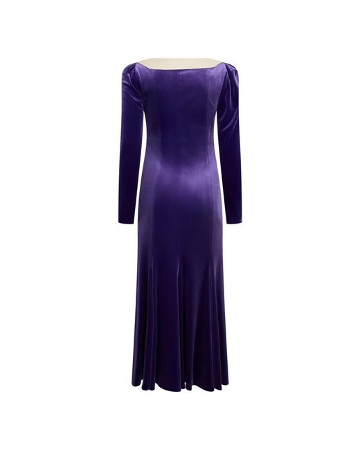 Philosophy Di Lorenzo Serafini Purple Maxi Dresses