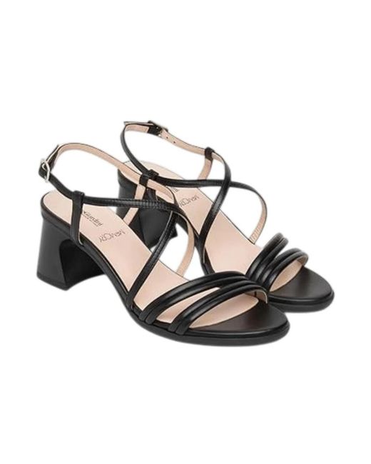 Nero Giardini Black High Heel Sandals