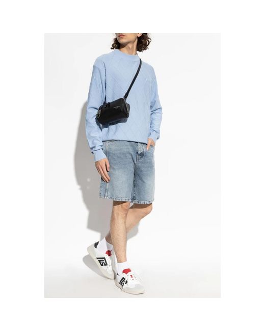 Balmain Vintage Strickpullover in Blue für Herren