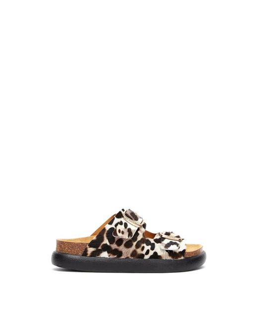 Sliders Scholl en coloris Brown