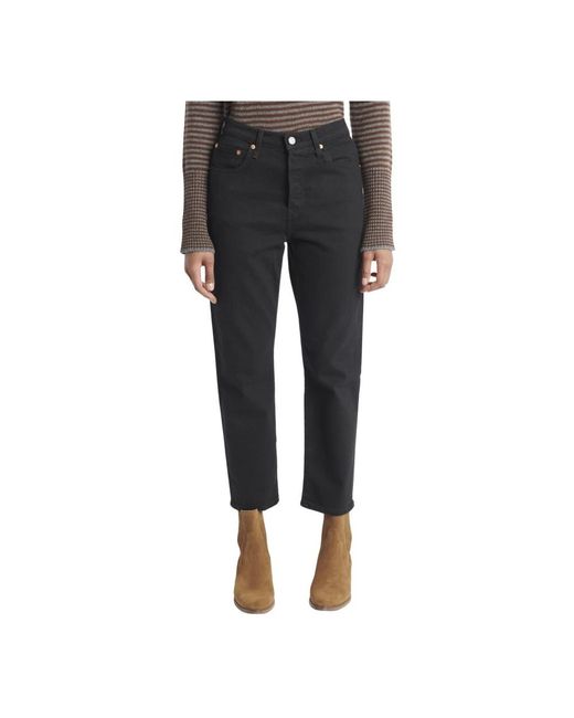 Levi's Black Cropped Trousers