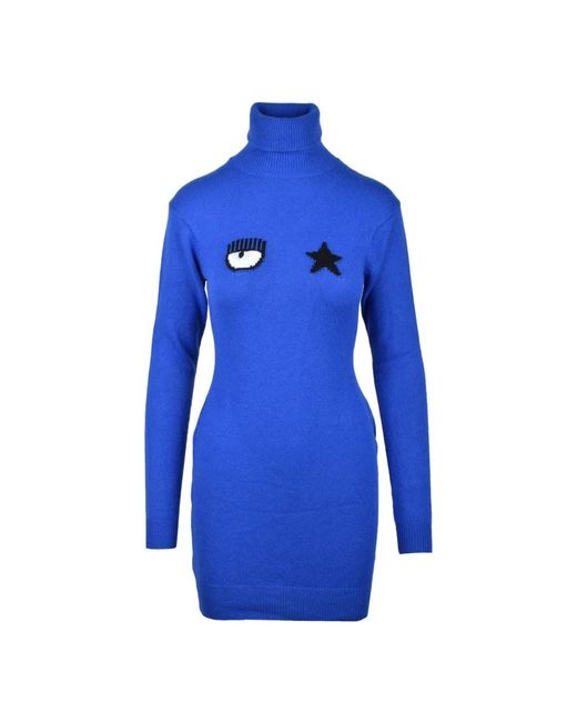 Knitted Dresses di Chiara Ferragni in Blue