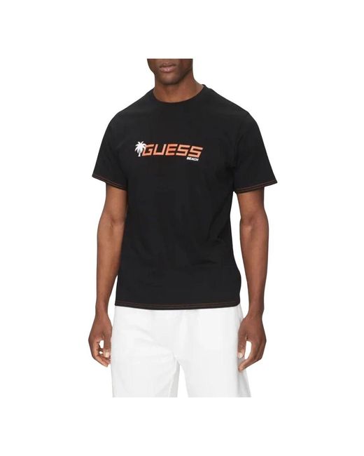 T-Shirts Guess pour homme en coloris Black