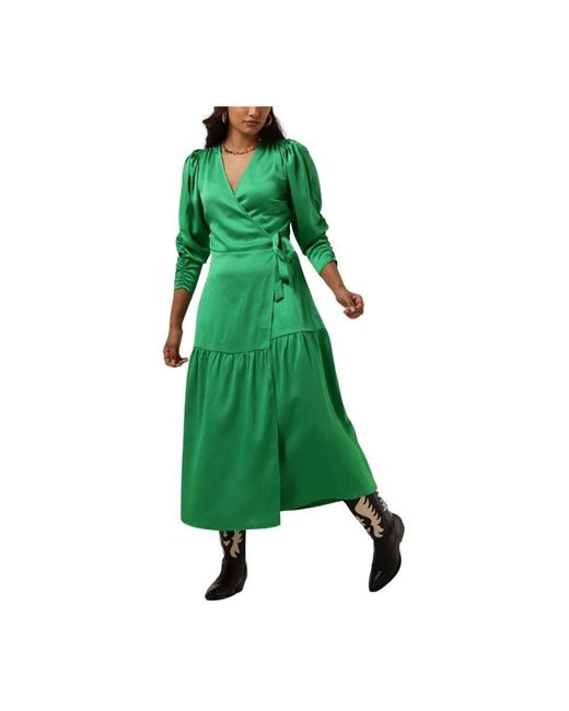 co'couture Green Mira Wickelkleid