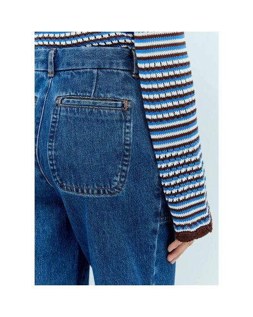 A.P.C. Blue Strand loose-fit jeans