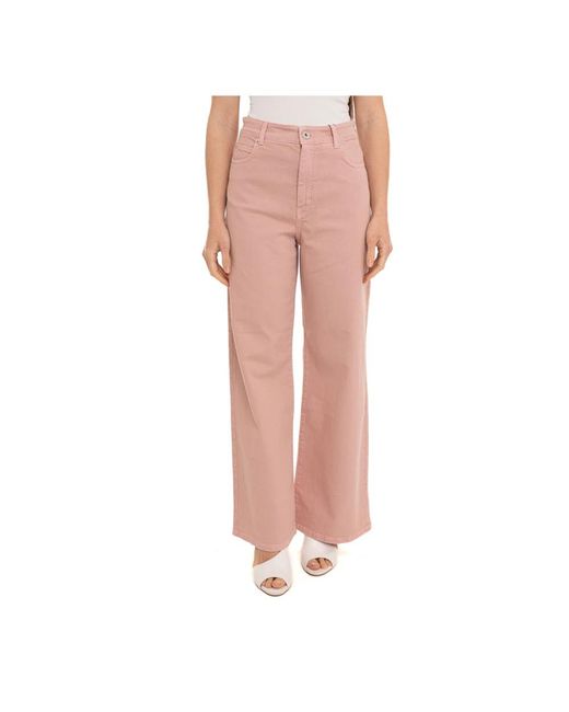 Weekend by Maxmara Pink Wide Trousers