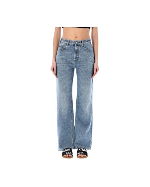 Chloé Blue Wide Jeans