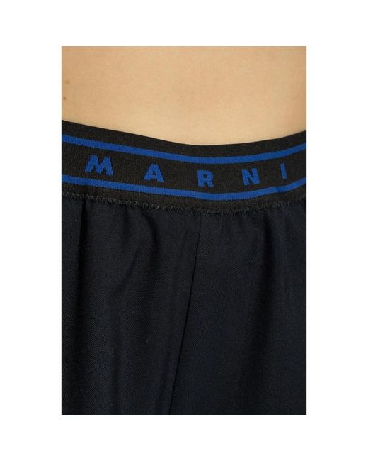 Trousers > wide trousers Marni en coloris Blue