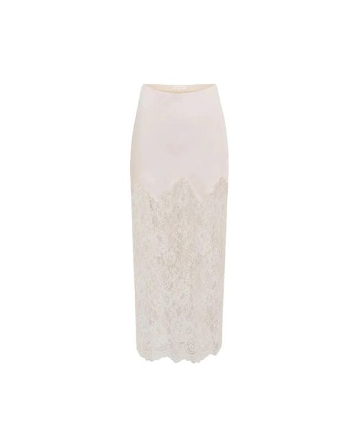 Maxi Skirts LoveShackFancy de color White