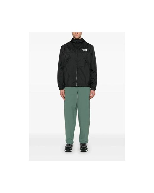 The North Face Jassen ,Zwart ,Polyester Zwarte Logo Ritsjas Aan De Voorkant in het Black voor heren