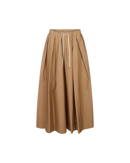 Max Mara Brown Midi Skirts