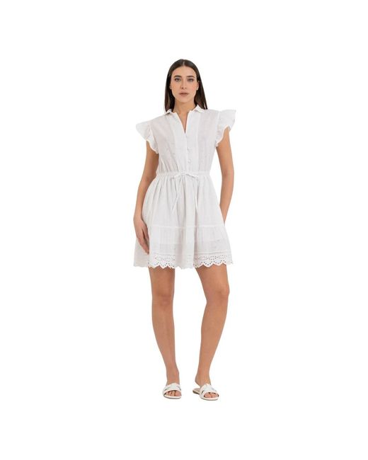 Kocca White Short Dresses