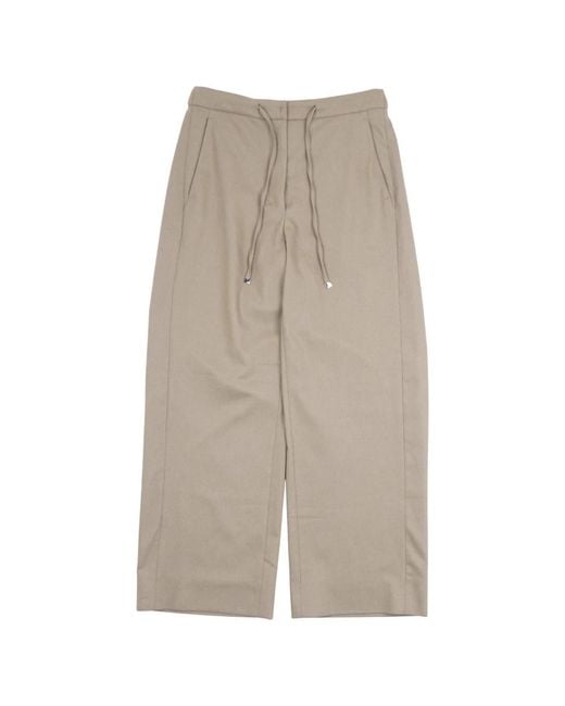 Max Mara Gray Wide Trousers