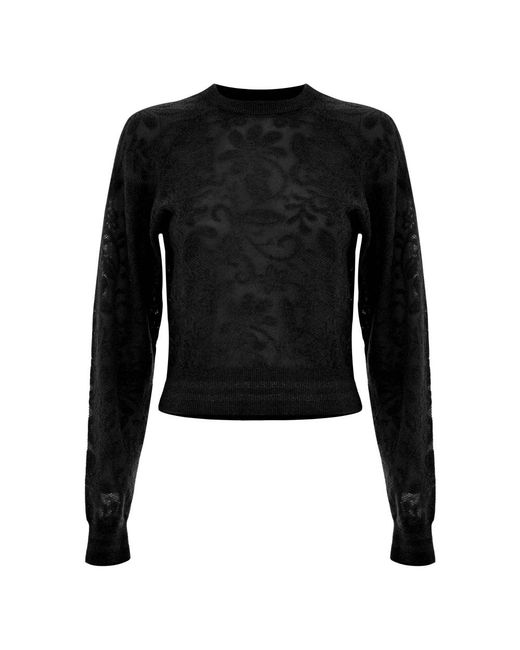 Kocca Round-Neck Knitwear in het Black