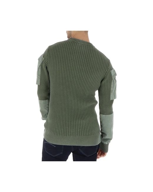 Round-Neck Knitwear G-Star de hombre de color Green