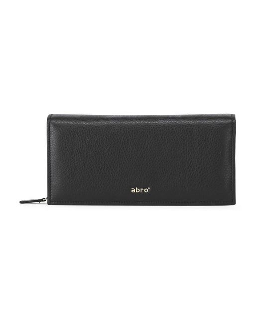 Abro⁺ Black Leder Geldbörse & Kartenhalter Set