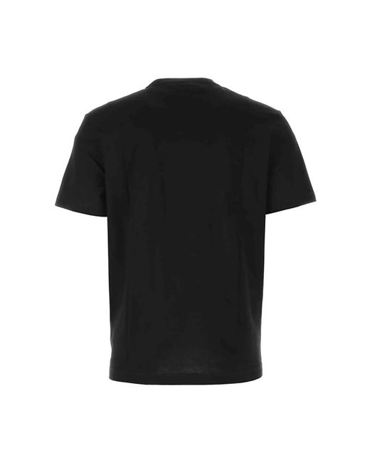 Versace Schwarzes t-shirt - regular fit - geeignet für alle temperaturen - 100% baumwolle in Black für Herren