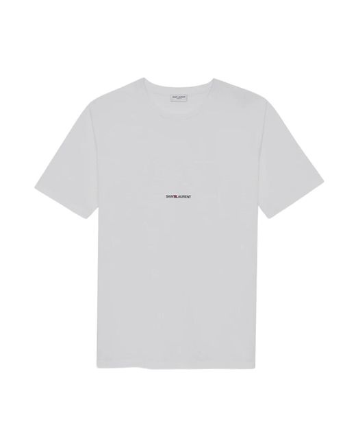 T-Shirts Saint Laurent de hombre de color White