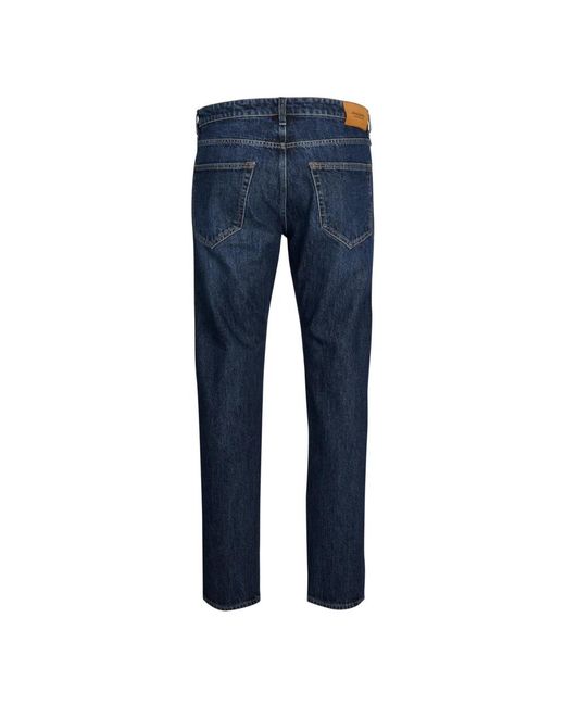 Jack & Jones Slim-fit baumwoll jeans in Blue für Herren