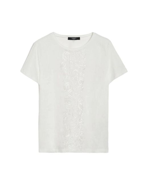 Tops > t-shirts Weekend by Maxmara en coloris White