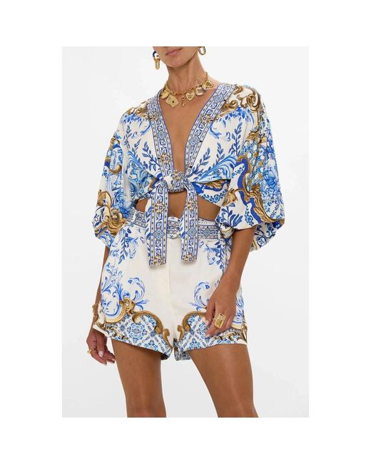 Camilla Blue Blouses