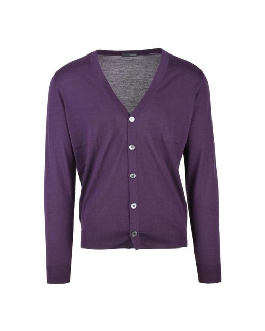Drumohr Purple Cardigans for men
