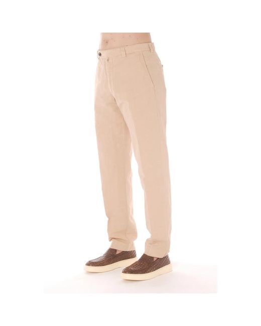 BERWICK 1707 Natural Chinos for men