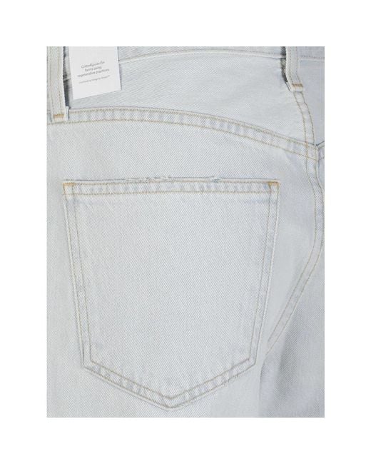 Agolde Gray Wide Jeans