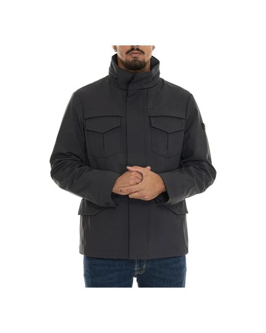 Peuterey Black Light Jackets for men
