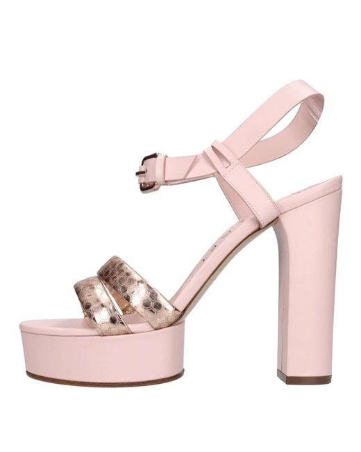 Casadei Pink High Heel Sandals
