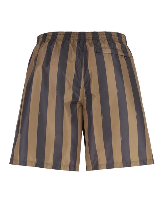 Fendi Gray Beachwear for men