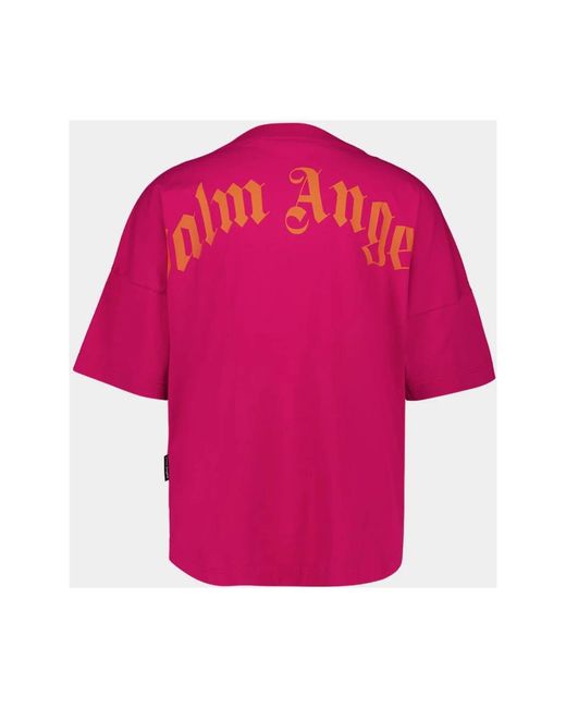 Palm Angels Pink T-Shirts for men