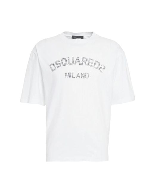 DSquared² T-Shirts in het White voor heren