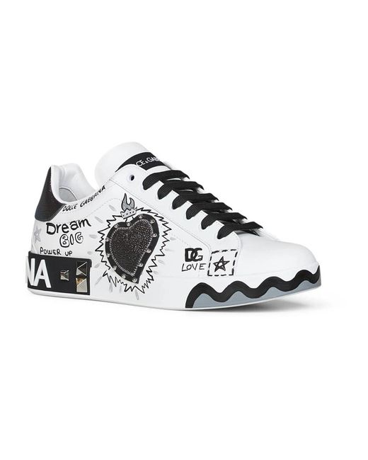 Dolce & Gabbana White Sneakers for men
