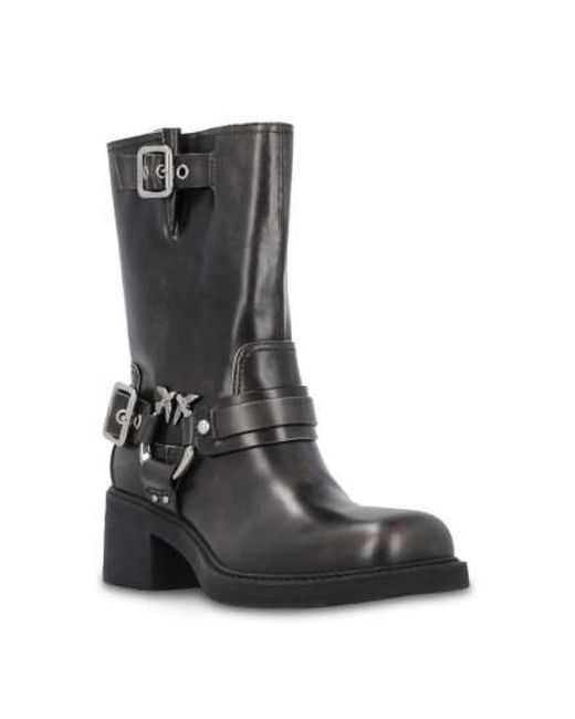 Pinko Black Heeled Boots