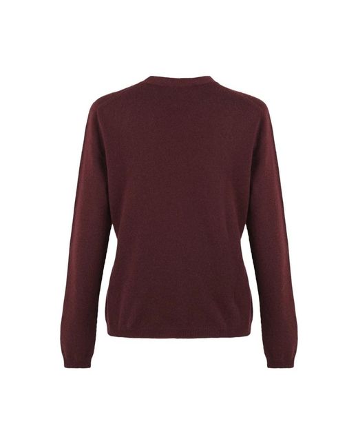 Cortana Truien & Vesten ,Paars ,Kasjmier Kasjmier Bordeaux Vest in het Purple