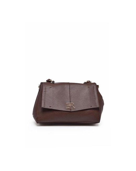 Ermanno Scervino Brown Shoulder Bags