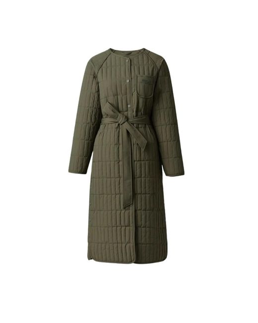 Mackage Green Belted coats