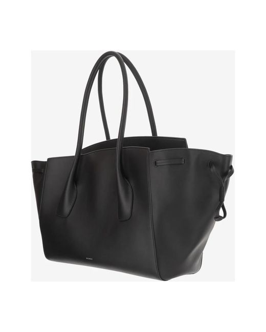 Jil Sander Black Shopping Bags