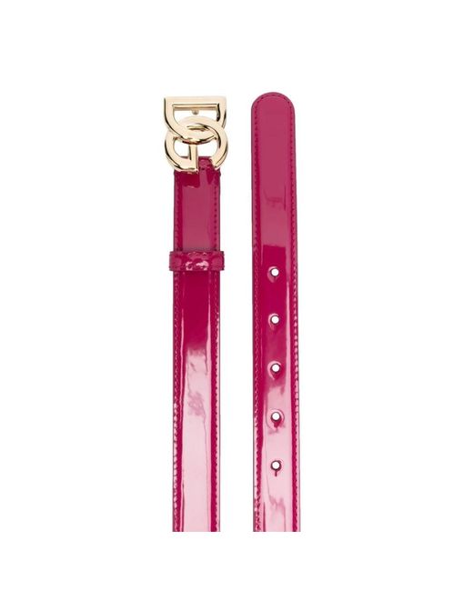 Dolce & Gabbana Pink Gürtel