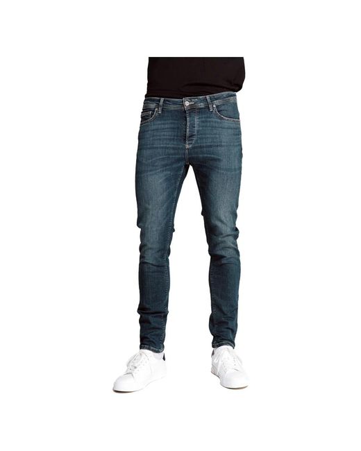 Zhrill Blue Slim-Fit Jeans for men