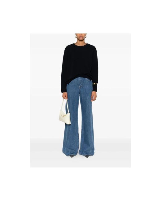 L'Agence Blue Wide Jeans