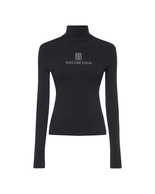 Balenciaga Blue Turtlenecks