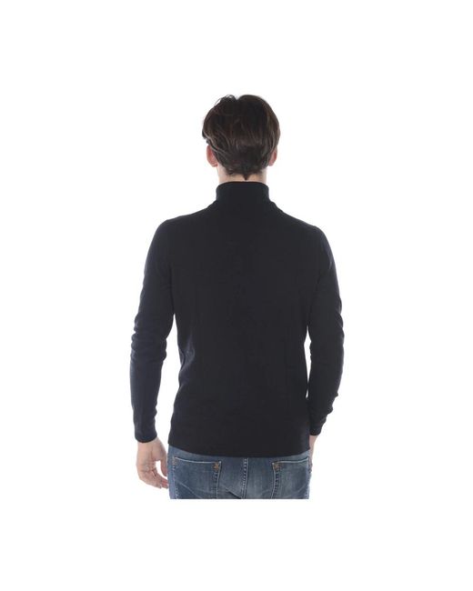 Daniele Alessandrini Blue Turtlenecks for men