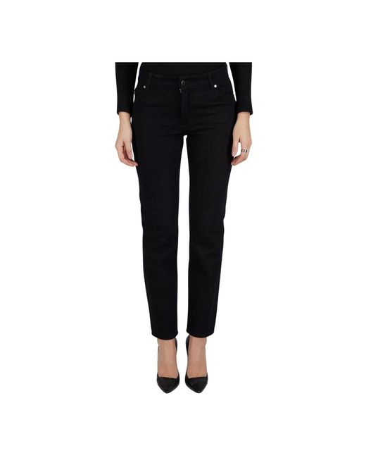 Kiton Jeans Regular Solid 100% Handmade in het Black